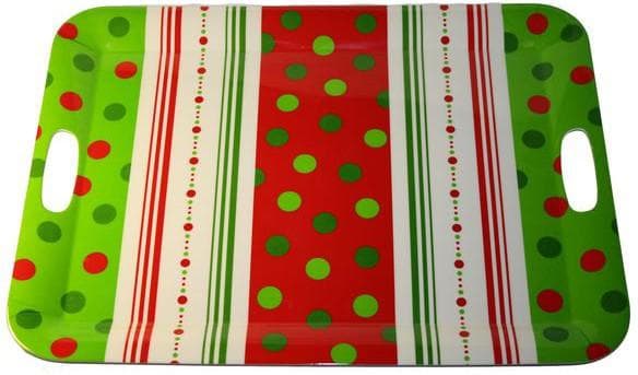 Christmas Candy Cane Serving Tray