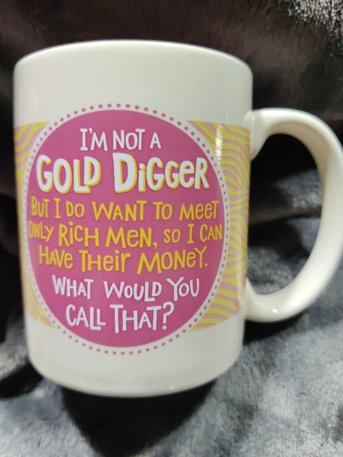 Hallmark Gold Digger Mug