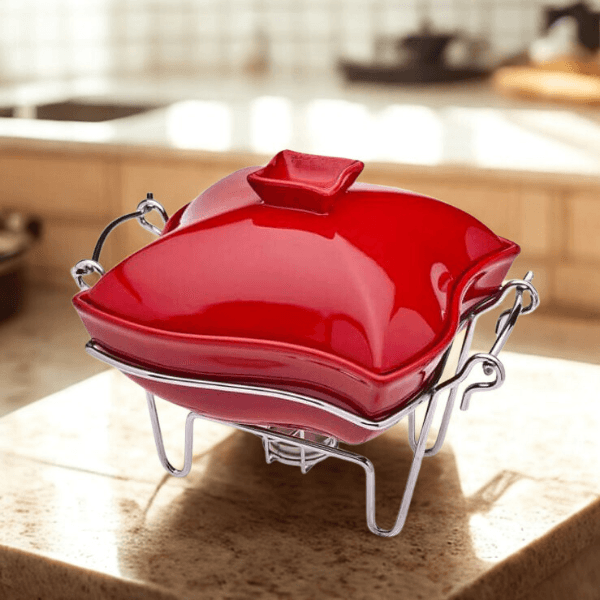 Godinger “Siena” Red Pagoda Warmer