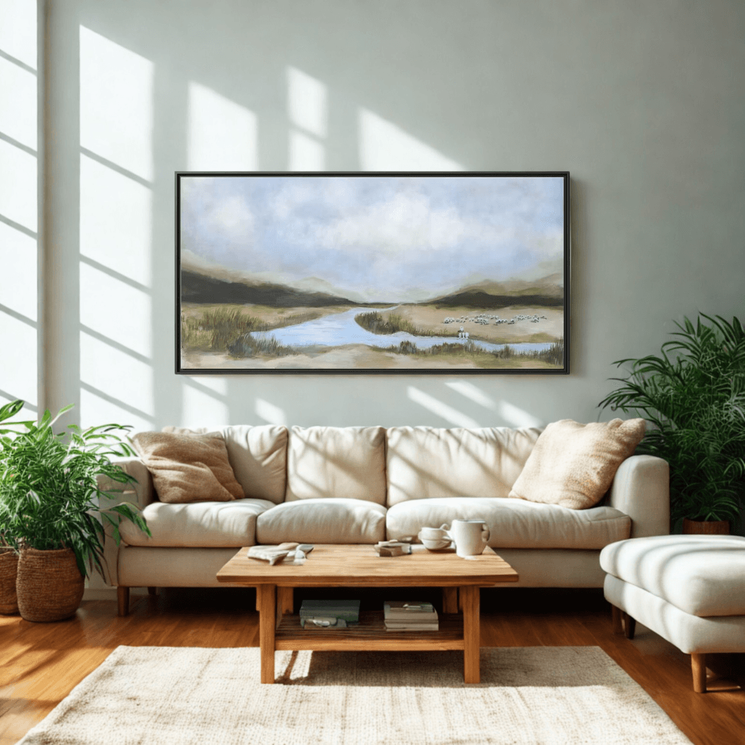 Quiet Waters - Framed Canvas - Horizontal