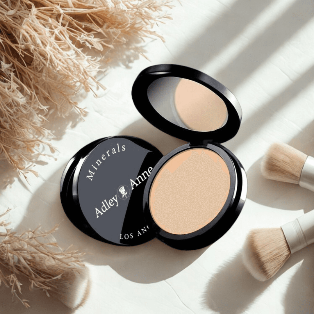 Adley Anne Mineral Pressed Foundation – #1 Oatmeal