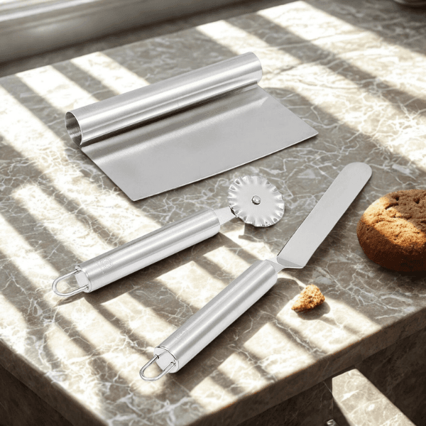 Martha Stewart's Collection - 3-Piece Stainless Steel Baking Tools