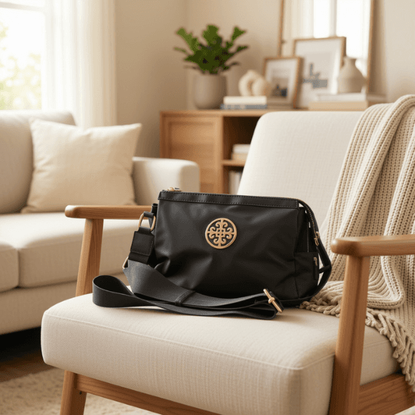 Deluxity Los Angeles Crossbody Bag – Black