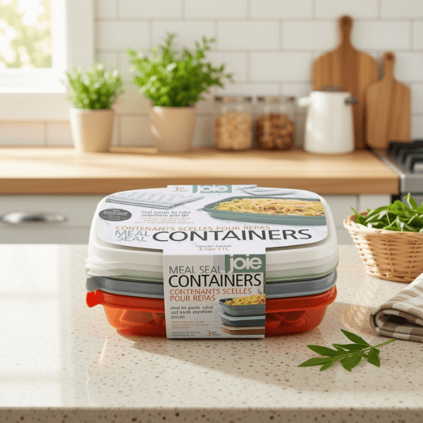 Joie Meal Seal Food Storage Container Rectangular – Set of 3