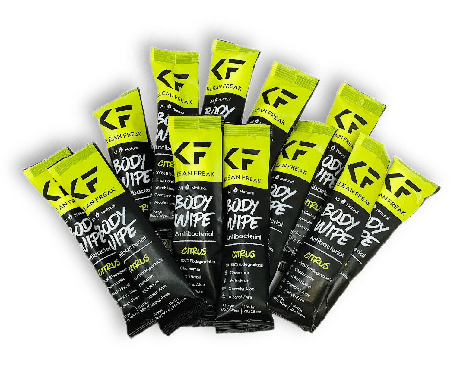 KLEAN FREAK CITRUS SCENTED BODY WIPE