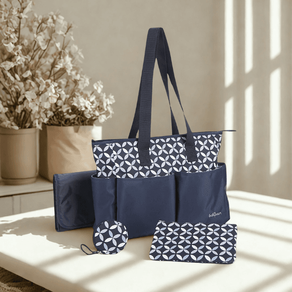 Baby Boom - Ivy 4Piece Tote Diaper Bag Set