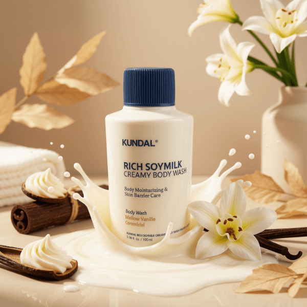 Kundal Rich Soymilk Body Wash – Mellow Vanilla 100ml