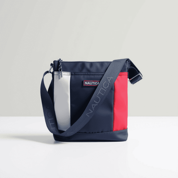 Nautica Diver Americana Crossbody Bag – Indigo/Red/White