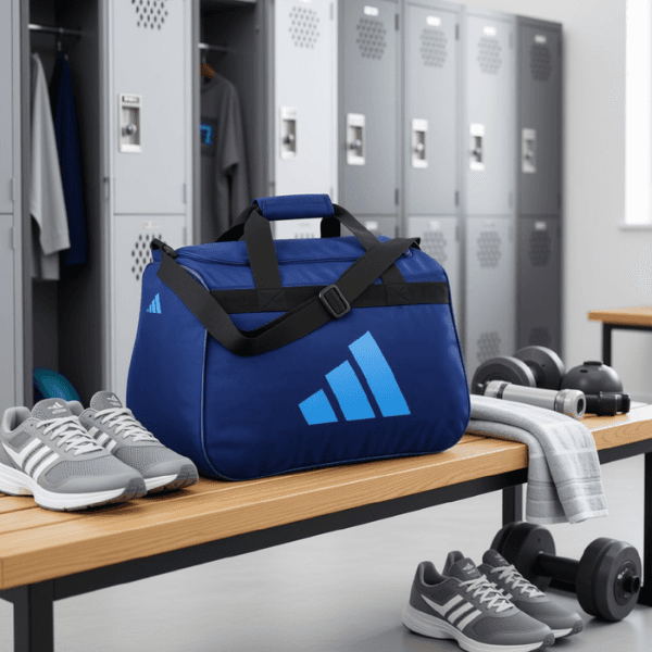 adidas Diablo Duffel Bag Small – Blue, 3-Stripes Logo