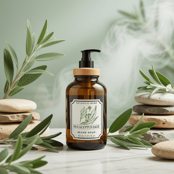 Botanical Home Hand Soap - Eucalyptus Sage 576 ml | 19.5 fl oz. | Infused with Essential Oils