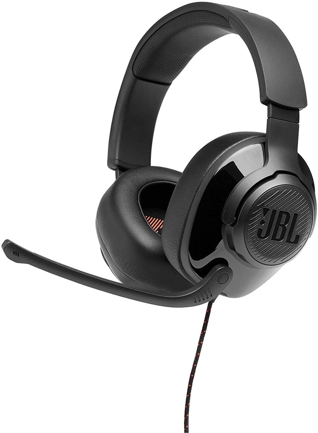 JBL Quantum 200 - Wired Over-Ear Gaming Headphones - Black, Large ...