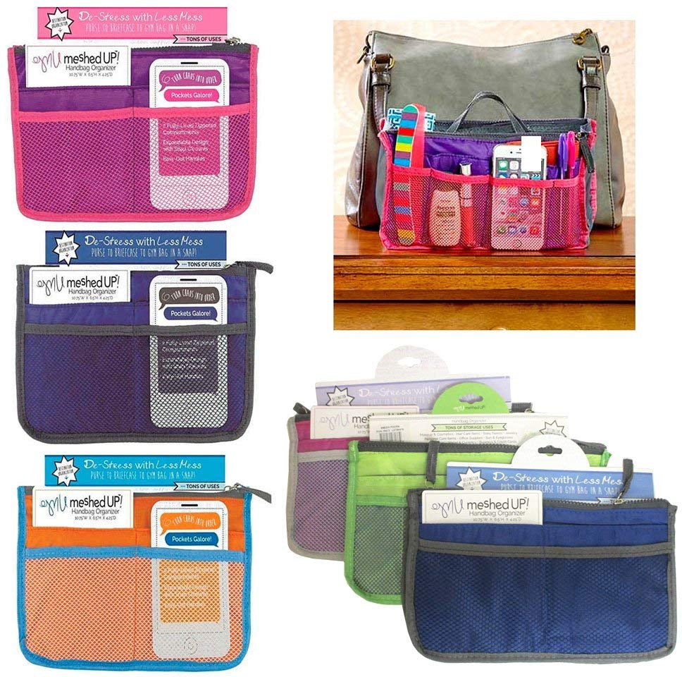 Portable Bag Organizer Insert Purse Organizer Tote Insert With Multi  Pockets For Handbag - Bags & Luggage - Temu Belgium