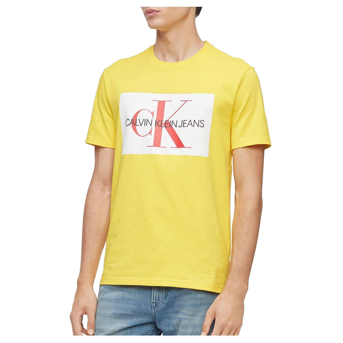 Calvin Klein Men's Monogram Logo-Print T-Shirt, (Available size: Medium)