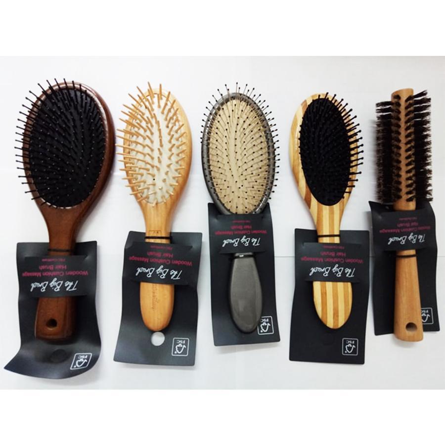 The Big Brush - Wooden Cushion Massage Hair Brush — Everyday Eshopping